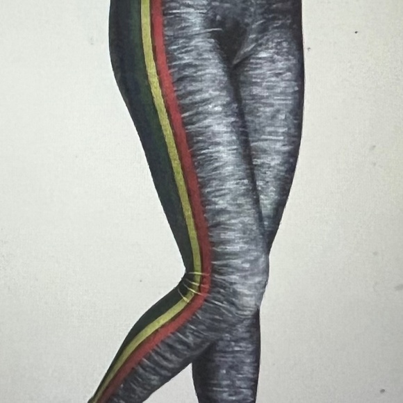 TEREZ Women's Rainbow Side Stripe Performance Legging, Size Small, NWOT - Picture 1 of 8